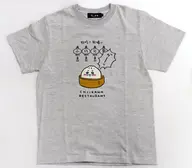 Asch S size "Chii Kawa Cafe 2nd Chii Kawa Hanten in THE GUEST CAFE & diner" which became a ChiI Kawa T-shirt meat bun.