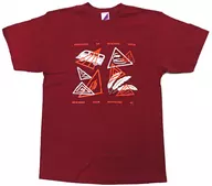 Nogizaka 46 t-shirt Aichi ver. granate tamaño L "Midsummer National Tour 2022"