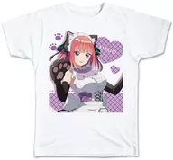 デザイン02(中野二乃/描き下ろし) Tシャツ ホワイト Lサイズ 「映画 五等分の花嫁」