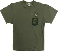 T-Shirt with Anchovy Pocket, Khaki XL Size "GIRLS & PANZER Final Chapter"