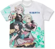 R3BIRTH Full Graphic T-Shirt White L Size "Love Live! Nijigasaki Gakuen School idol Club"
