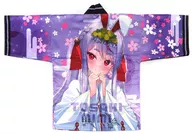 Mimi 兎咲 (Miko) happi Purple Free Size "Virtual YouTuber Buisupo! x Kanda Myojin Shrine Summer Cool Festival"