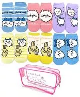 Conjunto (Case Pink) Socks 6 Pair Set 23-25 cm "Chiikawa wa Kawaii Kawaii Kawaii Shimamura"
