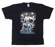 Shōtarō Sorajō & Star Platinum Orora Aurora T-Shirt Black M-Size "JOJO'S BIZARRE ADVENTURE Anime Tenth Anniversary Exhibition"