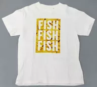 Logo (FISH FISH) T-shirt white S size "BANANA FISH ×MANGART BEAMS T"