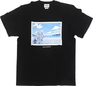 283プロ ノクチル 公式イラストレーターコラボTシャツ ブラック XLサイズ 「アイドルマスター シャイニーカラーズ 283PRODUCTION UNIT LIVE SETSUNA BEAT」