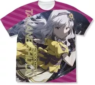 "idol Master Million Live!" Full Graphic T-Shirt White L Size + shining like the Moon, Takanori Shijo + Full Graphic T-Shirt