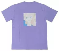 Shikimori-san (front) T-shirt purple 3L size with a bonus sticker "Not only cute, Shikimori-san x Abbey"