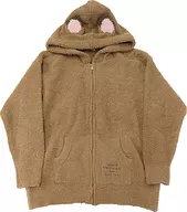 [Single Item] Tsubuchi & Mamekichi Parker Brown Ladies Free Size "Animal Crossing: New Horizons meets GELATO PIQUE"