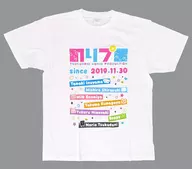 集合 のりプロ1周年Tシャツ ホワイト XLサイズ 「バーチャルYouTuber のりプロ 1周年記念グッズ」