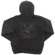 Kirby マイクロフリースハーフジップパーカ(長袖) ダークグレー 男性用Lサイズ 「星のカービィ×GU」