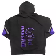 Team C hooded original hoodie black x purple free size "Blaqstarr Theater Starless BLACK LIVE III"