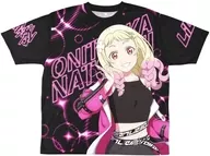 鬼塚夏美 描き下ろし両面フルグラフィックTシャツ ブラック Mサイズ 「ラブライブ!スーパースター!!」