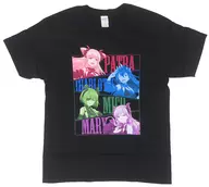 集合 オリジナルTシャツ ブラック Lサイズ 「バーチャルYouTuber HoneyStrap -ハニーストラップ-×A-1 Pictures」