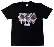 ハニーストラップ Tシャツ ブラック Mサイズ 「バーチャルYouTuber HoneyStrap -ハニーストラップ-×V×R GAME -ナゾトキバレンタイン- POP UP STORE」