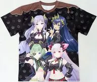 [A la carte] HoneyStrap T-shirt Black Free Size "C96 Virtual YouTuber HoneyStrap - HoneyStrap - Set"