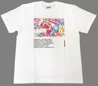 Camiseta (media manga) blanco tamaño L "8 LOOM PHOTO EXHIBITION"