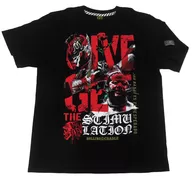 葛西純×エル・デスペラード×ROLLING CRADLE ”MAXIMUM THE STIMULATION-A TEE”(半袖Tシャツ) ブラック XXLサイズ