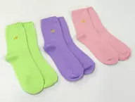 Takahiro Sakurai P. S. Genki Hosiery 3-Pair Set Sherbet Three Musketeers 22-24 cm "P. S. Genki Takahiro"
