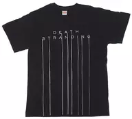 Logo T-Shirt Black M Size "DEATH STRANDING"