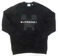 ロゴプリント コットンスウェットシャツ ブラック メンズSサイズ 「BURBERRY(バーバリー)×MINECRAFT -マインクラフト-」