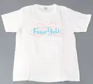 Liyuu T-Shirt White L Size "Liyuu First Concert 2022 『 Fo (u) r YuU 』"