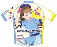 桜小路きな子Ver. サイクルジャージ2022 ホワイト×ブルー×イエロー 3XLサイズ 「ラブライブ!スーパースター!!」