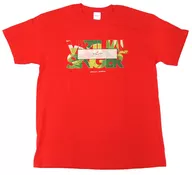 YuNi T-Shirt red L size "Virtual Youkyer YuNi 1st VRLIVE! - Very Merry X' mas -" Christmas limited goods