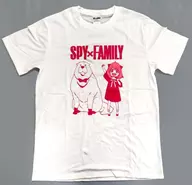 Anya Four Ger and Bond Four Ger Ver. Bottled T-Shirts, White Free Size "SPY×FAMILY"