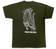 Saejima Taiga Selectable T-Shirt Moss Green L Size "KUJI Hikido YAKUZA Legend no Kiwami KUJI" C-1-11 Prize
