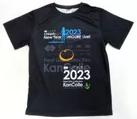 時雨＆雪風 公式限定Tシャツ ブラック Fサイズ 「艦隊これくしょん～艦これ～ C2機関 鎮守府新春New Year SHIGURE Live! 2023」