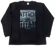 Long T-Shirt Black L Size "『 Attack on Titan 』 -the Musical -"