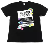 Logo T-Shirt Black L Size "プロジェクトセカイ COLORFUL LIVE 2nd - Will -"