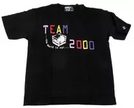 Momoiro Clover Z × TEAM2000 Collaboration T-shirt Black × multi-color S size "MomocloMania2018 -Road to 2020 -" Alice Totolist Collaboration Goods