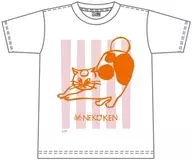 Battorou Kids T-Shirt White L Size "NEKO KEN"