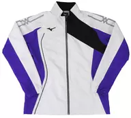 Ikuya Kirishima Modelo FS Windbreaker Jacket White XL Size "Movie Version Free! -the Final Stroke - ×MIZUNO"