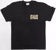 Logo Official T-Shirt Black L Size "THE IDOLM@STER MILLION LIVE! 10 thLIVE TOUR"