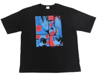 轟焦凍 ビッグシルエットTシャツ“HEROES”(2023) ブラック フリーサイズ 「僕のヒーローアカデミア」