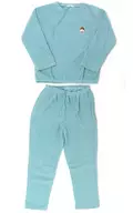 [単品] ミケランジェロ パジャマ上下セット ブルー M～Lサイズ 「ふくふくにゃんこ プレミアム福袋2023」 同梱品