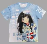 Inoue Takina (Winter) Full graphic T-Shirt : Light Blue Male L Size "Lycois Ripley"