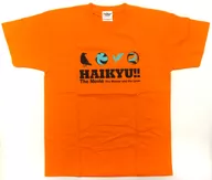 アイコン柄 Tシャツ オレンジ Lサイズ 「劇場版総集編 後編 ハイキュー!! 勝者と敗者」 劇場グッズ