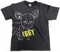 Iggy T-shirts black L size "JoJo's Bizarre Adventure Part 3 Stardust Crusaders × Shimamura"