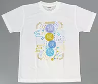 Logo Official Dry T-Shirt, White L Size "THE IDOLM@STER CINDERELLA GIRLS Yomatsuri Kagayaki Yomatsuri"