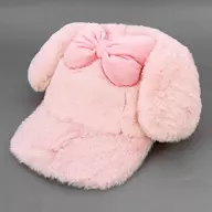 My Melody Fur Cap with Ears "My Melody"