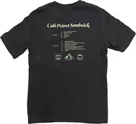 Café POARO Oversize Graphic T (5/10 Sleeve) Detective Conan 2 Dark Gray XL Size "Detective Conan ×GU"