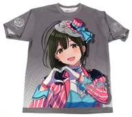 桑山千雪(SOLO LIVE ver.) 公式フルグラフィックTシャツ グレー Mサイズ 「アイドルマスター シャイニーカラーズ」
