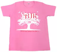 Gathering SBJK Original T-Shirt Pink Free Size "SAKURA Trick Special Event SBJK - Cherry Blossoms in Summer and High School Girls -" Goods