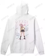 Wolseong Usagi Parka White Men L Size "When I became a dog, I was picked up by someone I liked."