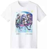 TRiEDGE T-Shirt White Men S Size "Ongeki bright MEMORY"