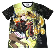 フェイト・T・ハラオウン フルグラフィックTシャツ フルカラー 男性用XLサイズ 「魔法少女リリカルなのは リリカル☆ストア2022 ～リリカルサバイバー」